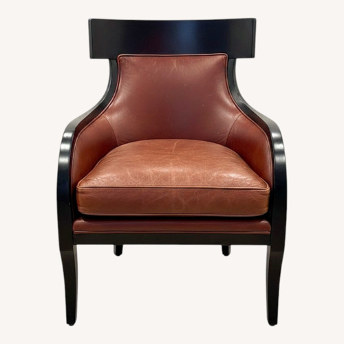 Used Vintage Dark Brown Accent Chair for sale on AptDeco