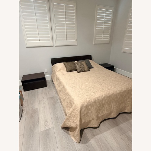 Used Design Within Reach Wood Queen Bed for sale on AptDeco