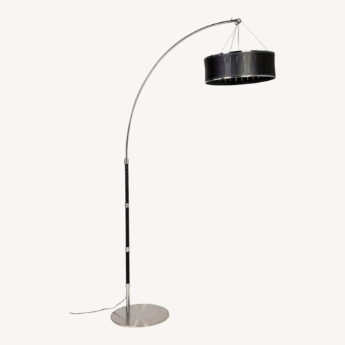 Used Roche Bobois White Arc Floor Lamp for sale on AptDeco