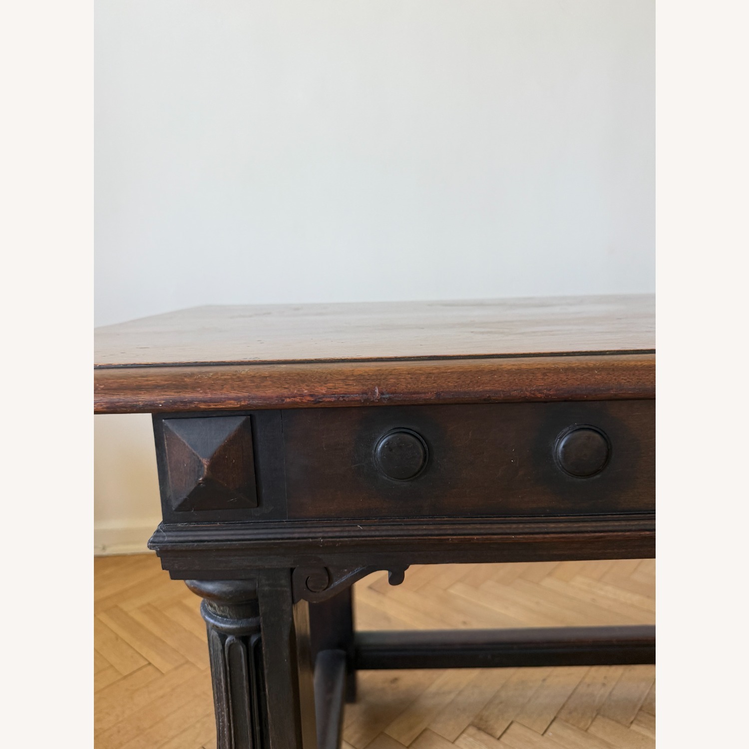 Antique Wood Side Table, Possible Kitchen Island - image-10