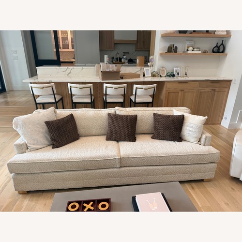 Used Mitchell Gold Bob Williams Ivory Sofa for sale on AptDeco