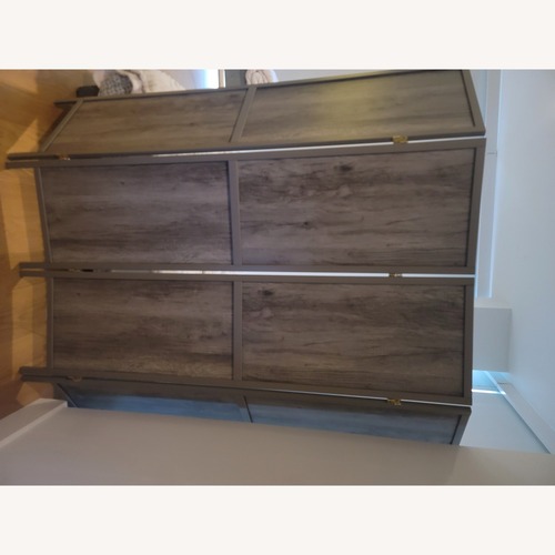 Used Coaster Fine Furniture Light Gray Room Divider for sale on AptDeco