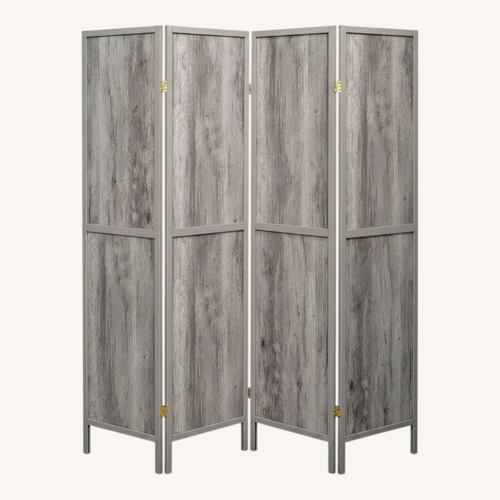 Used Coaster Fine Furniture Light Gray Room Divider for sale on AptDeco