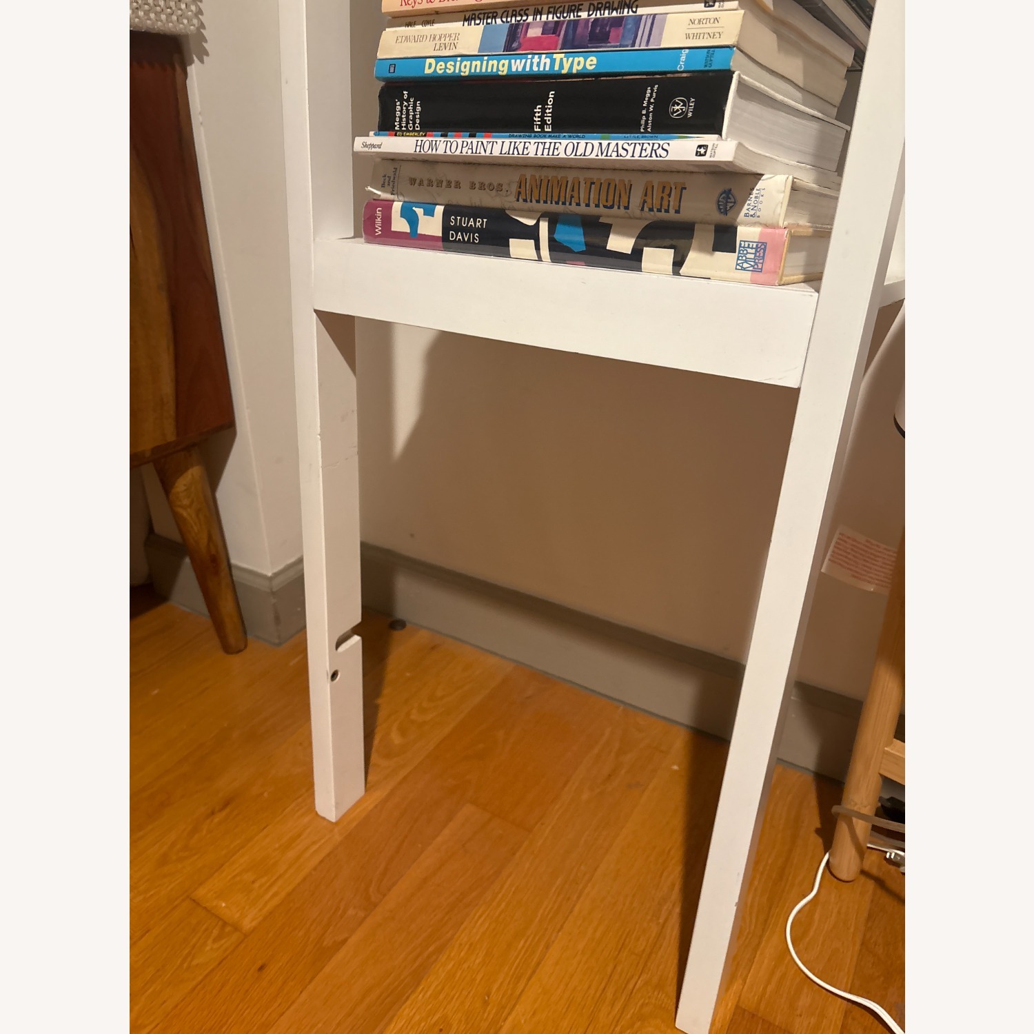 Crate & Barrel Sawyer Leaning Ladder Bookcase - image-3