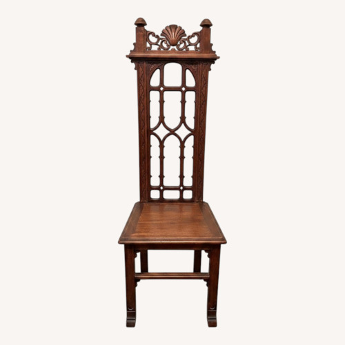 Used Vintage/Antique Dark Brown Dining Chair for sale on AptDeco