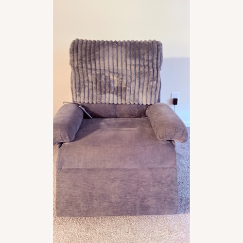 Used Light Gray Fabric Recliner for sale on AptDeco
