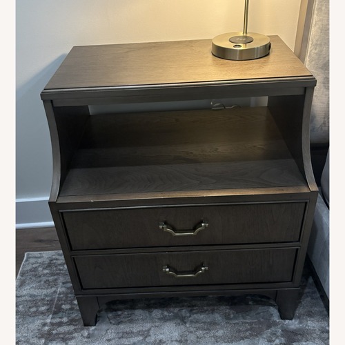 Used Ethan Allen Clement Open Night Table for sale on AptDeco