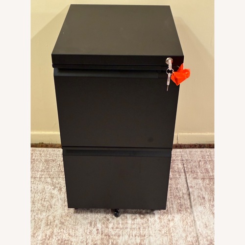 Used Amazon 2 Drawer File Cabinet Lock and Wheels for sale on AptDeco