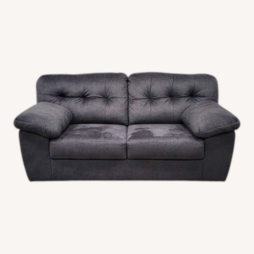 Used Ashley Dark Blue Loveseat for sale on AptDeco