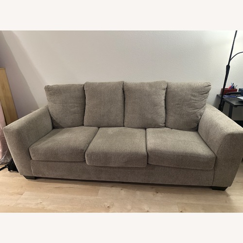 Used Dark Gray Fabric 3+ Seater Sofa for sale on AptDeco