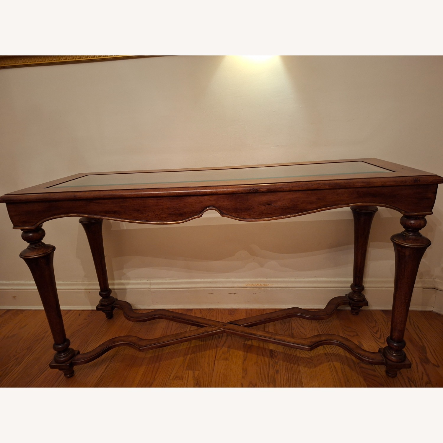Dark Brown Side Table - image-1