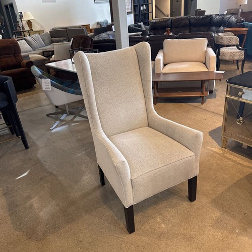 Used Cambridge Collection Boucle Wingback Accent Chair for sale on AptDeco