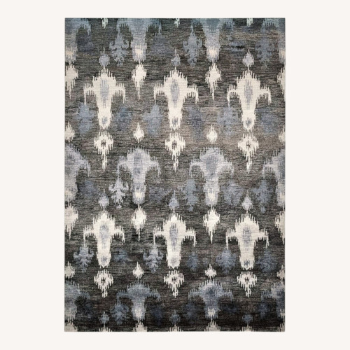 Used Nourison Home Silk Shadows Gray Wool/Bamboo Silk Blend for sale on AptDeco
