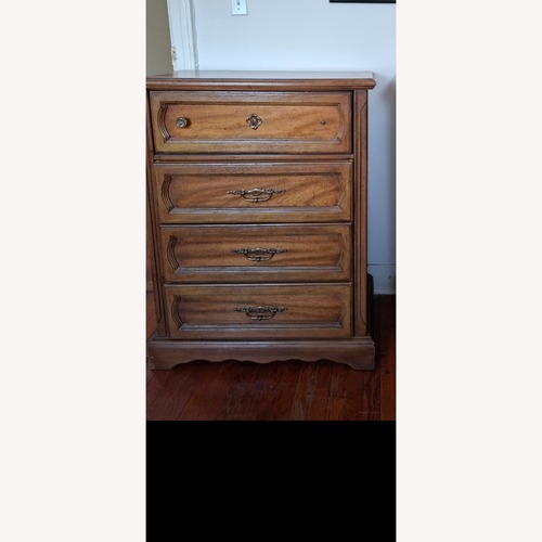 Used Light Brown Wood Dresser  for sale on AptDeco