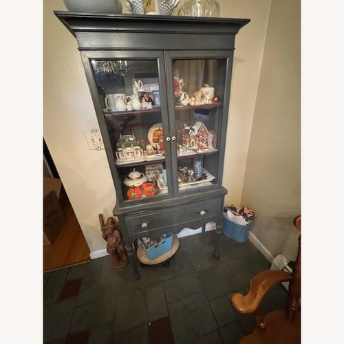 Used Vintage-style China Cabinet/Display Hutch for sale on AptDeco