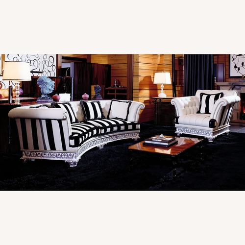 Used Francesco Molon White Fabric 3+ Seater Sofas for sale on AptDeco