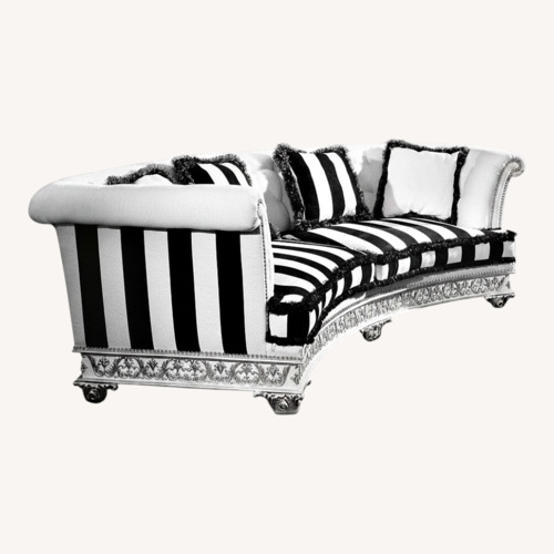 Used Francesco Molon White Fabric 3+ Seater Sofas for sale on AptDeco