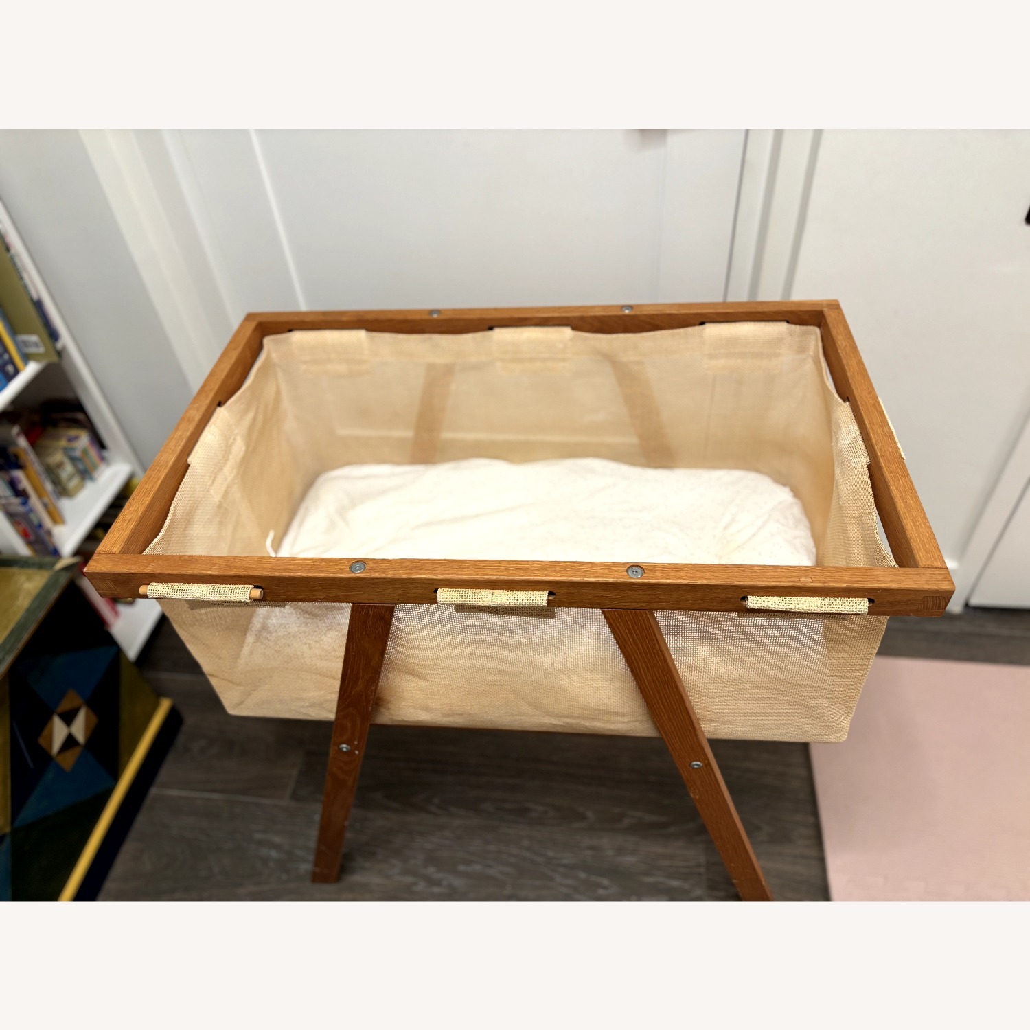 Seimi Natural Wood Bassinet - image-1
