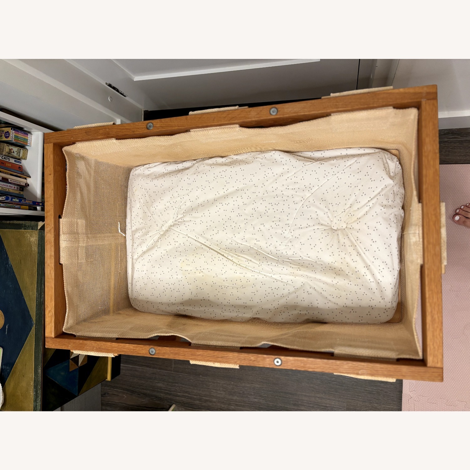 Seimi Natural Wood Bassinet - image-3
