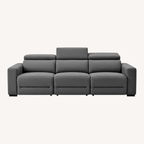 Used Macy's Nevio Dark Gray Power Reclining Sofa for sale on AptDeco