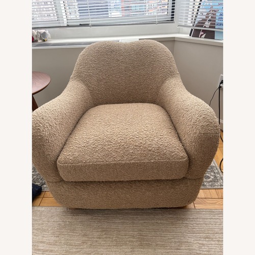 Used CB2 Bacio Teddy Lounge Chair for sale on AptDeco