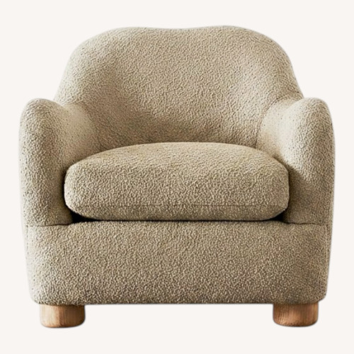 Used CB2 Bacio Teddy Lounge Chair for sale on AptDeco
