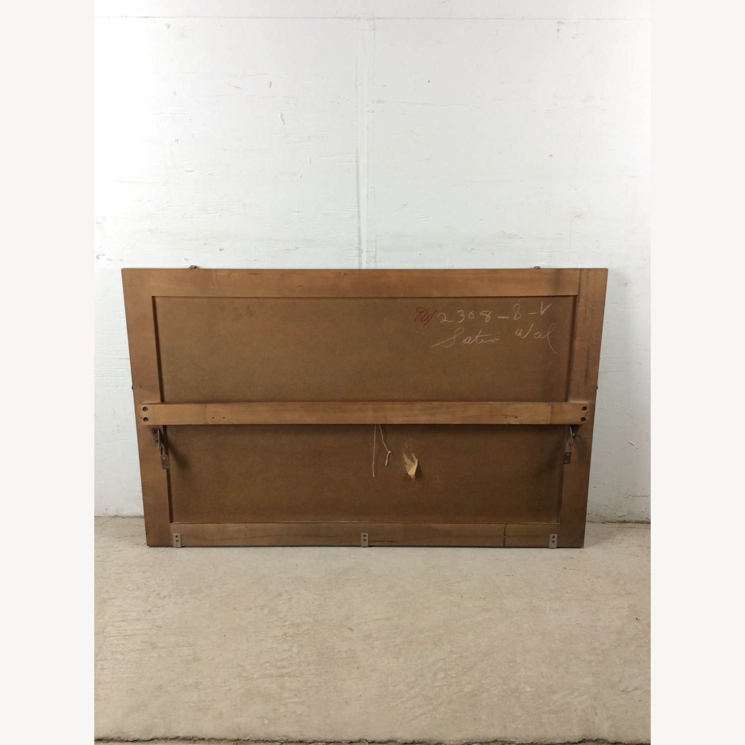 Mid Century Rectangular Mirror with Beveled Edge - image-20