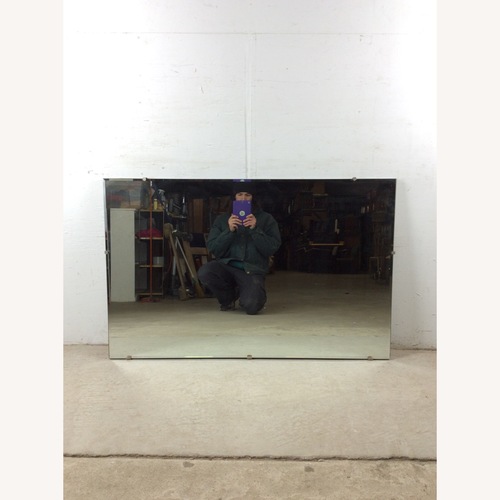 Used Mid Century Rectangular Mirror with Beveled Edge for sale on AptDeco