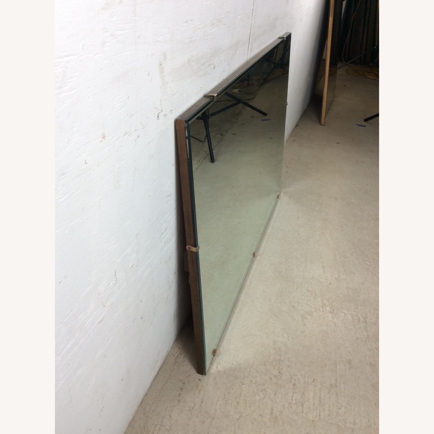 Mid Century Rectangular Mirror with Beveled Edge - image-19