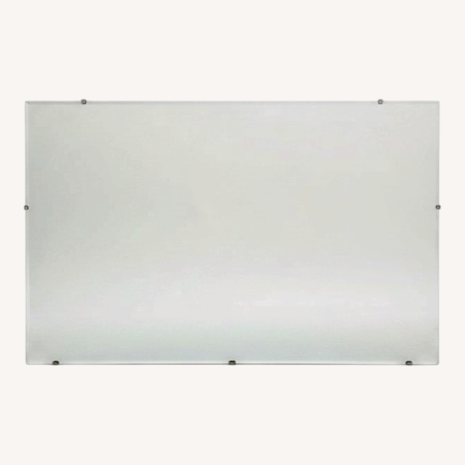 Mid Century Rectangular Mirror with Beveled Edge - image-0