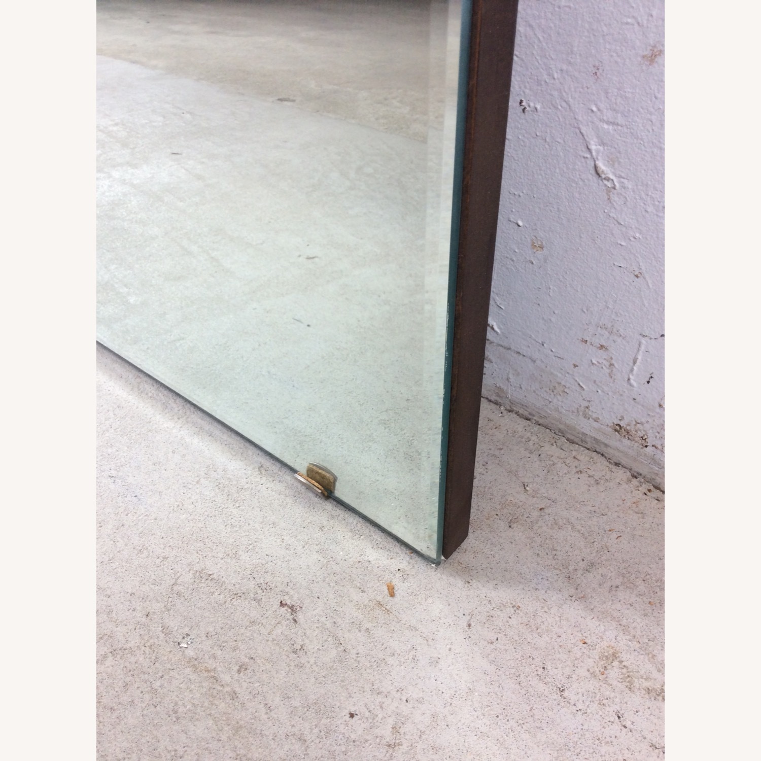 Mid Century Rectangular Mirror with Beveled Edge - image-16