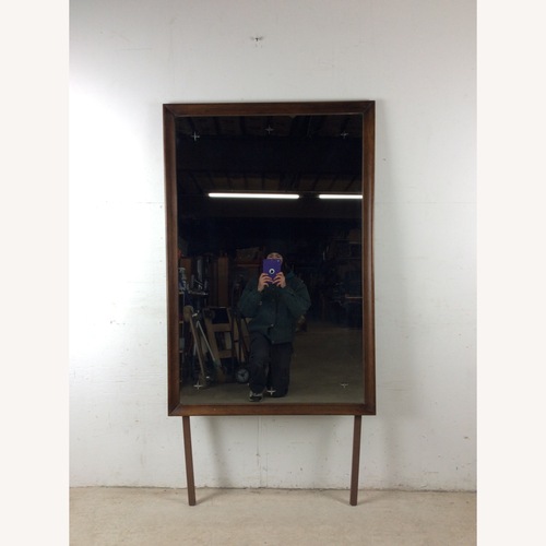 Used MCM Mountable Mirror with Walnut Frame for sale on AptDeco