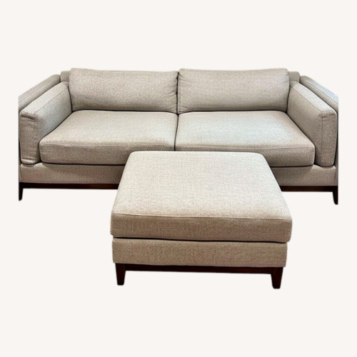 Used Modern Sofa + Matching Ottoman for sale on AptDeco