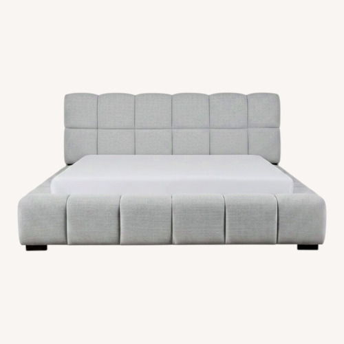 Used Ashley Furniture Jesstean Premium King Upholstered Bed for sale on AptDeco