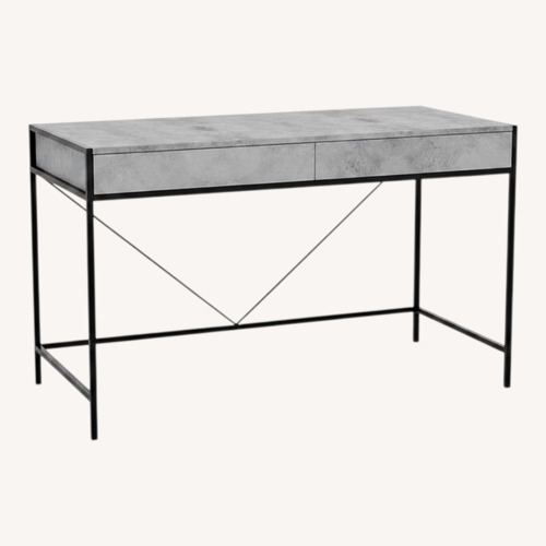 Used Safco Products Light Gray Metal Desk for sale on AptDeco