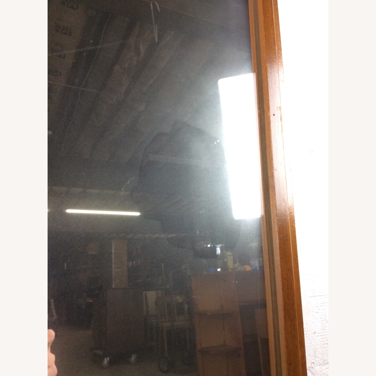 Mid Century Mountable Walnut Mirror - image-13