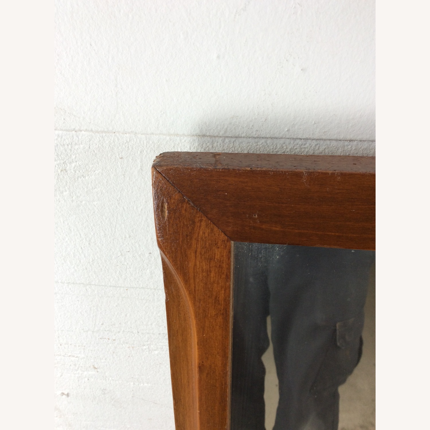 Mid Century Mountable Walnut Mirror - image-7