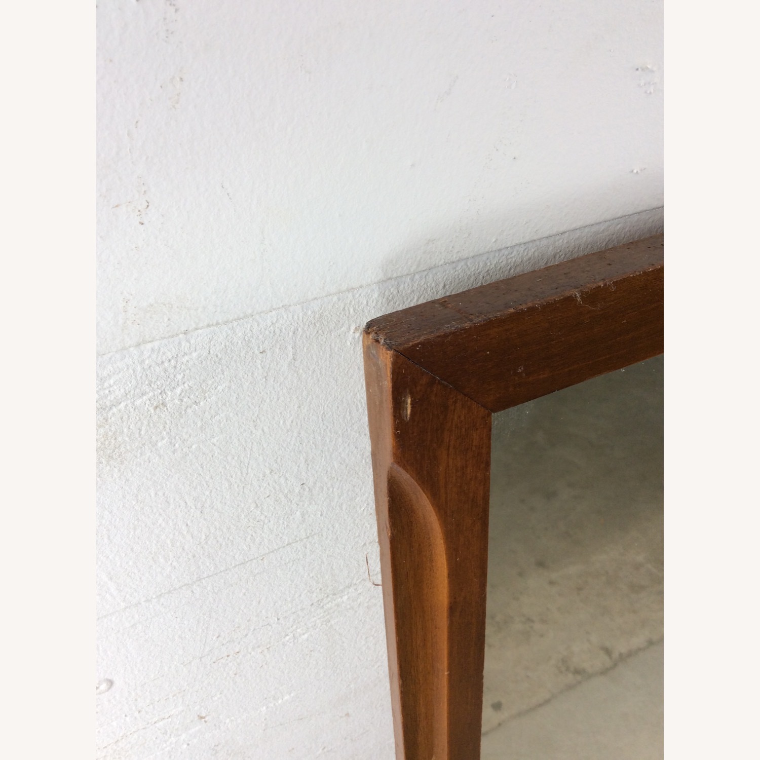Mid Century Mountable Walnut Mirror - image-8