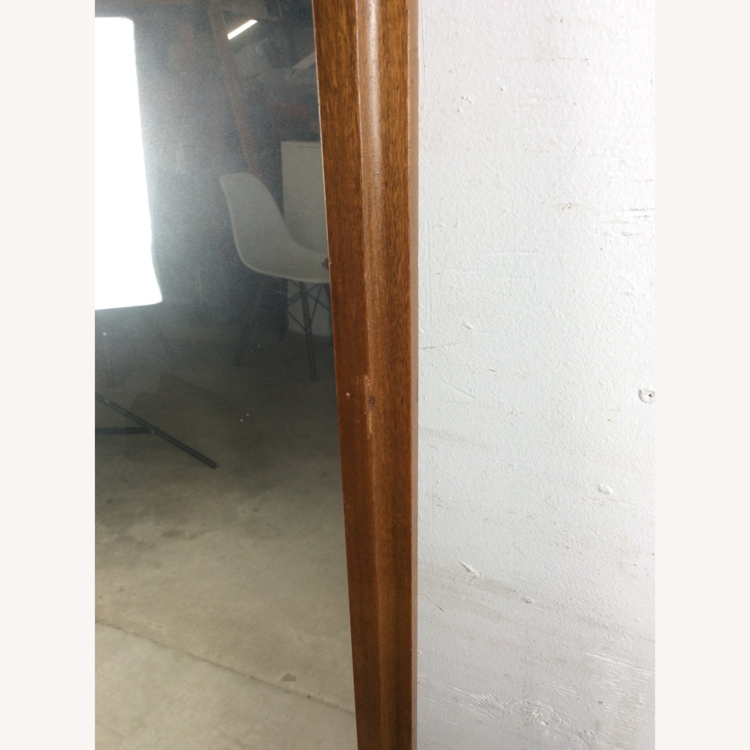 Mid Century Mountable Walnut Mirror - image-11