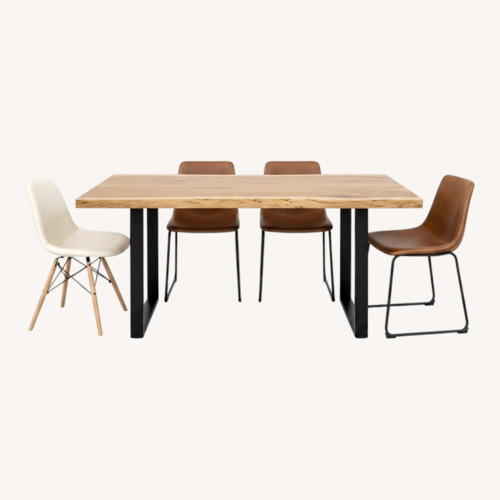 Used Natural Wood Dining Set for sale on AptDeco