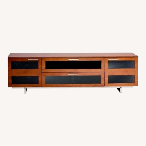 Used BDI Furniture Dark Brown Wood Media Storage for sale on AptDeco