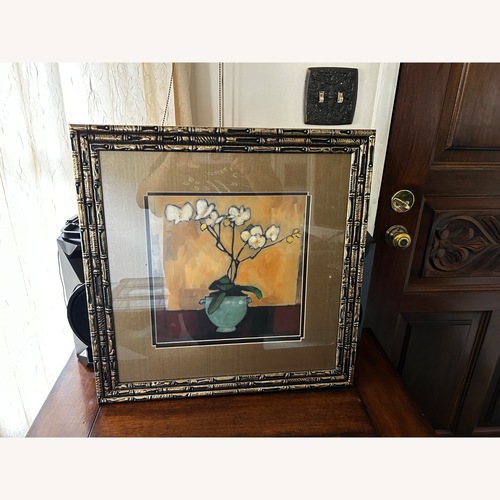 Used Vintage/Antique Finds Dark Brown Glass Wall Art for sale on AptDeco