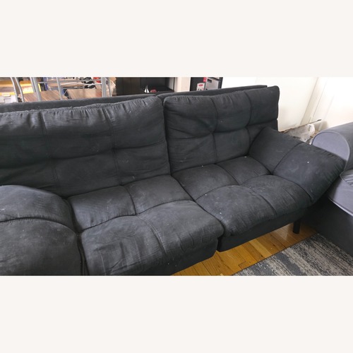 Used Walmart Futon Mainstays Sofa Bed for sale on AptDeco