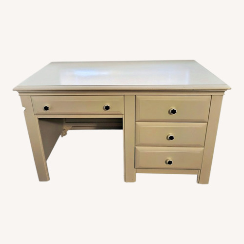 Used White Wood Desk for sale on AptDeco
