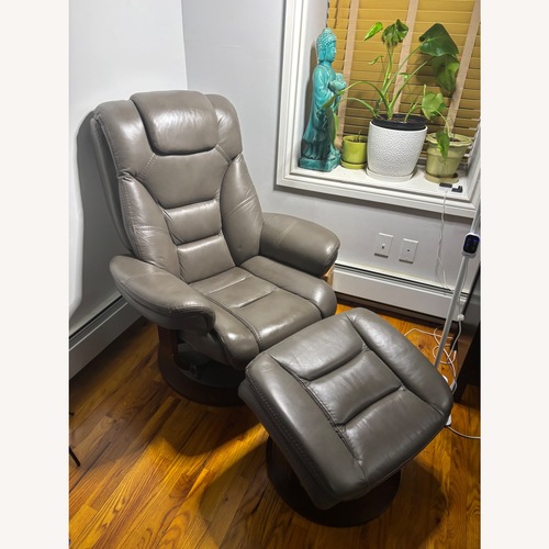 Used Vintage Recliner Chair and Ottoman for sale on AptDeco