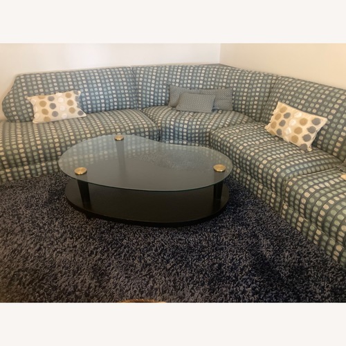 Used Vintage/Antique Finds Black Wood Coffee Table for sale on AptDeco