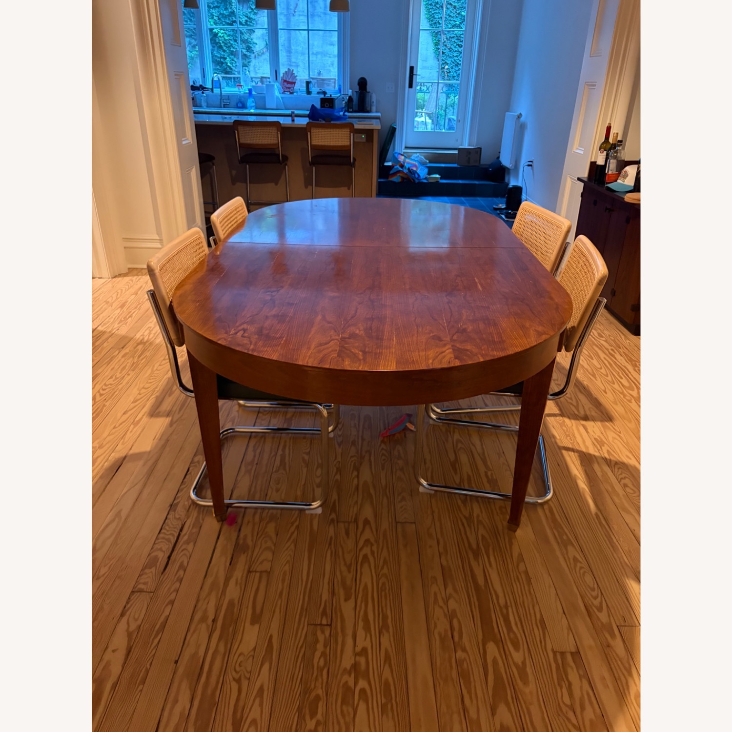 Vintage/Antique Dark Brown Dining Table - image-1