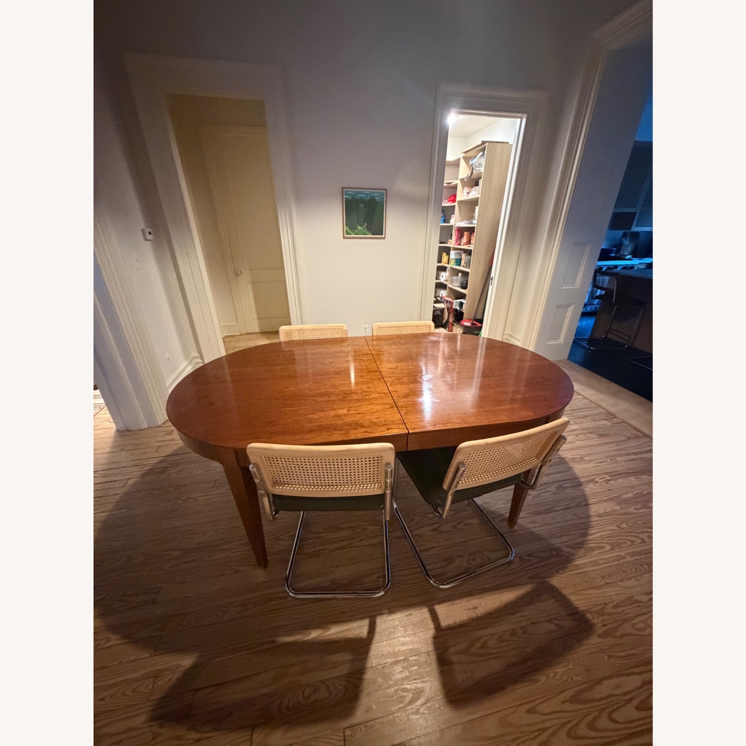 Vintage/Antique Dark Brown Dining Table - image-2