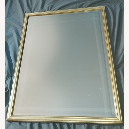 Used Stanley Monarch Gold Beveled Wall Mirror for sale on AptDeco