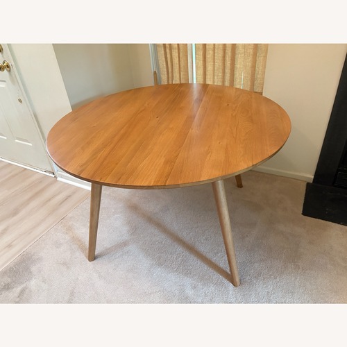 Used Article Seno Oak Dining Table for sale on AptDeco